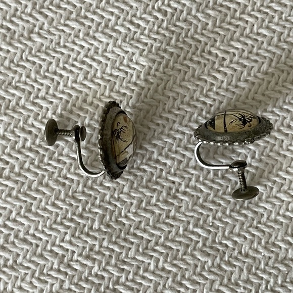 Morpho Butterfly Wing Brooch and Earrings - Picture 5 of 5